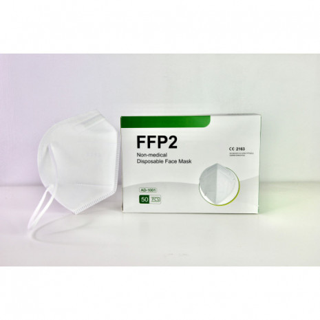 CE Certified FFP2 5 Layer Face Masks (Box of 50)